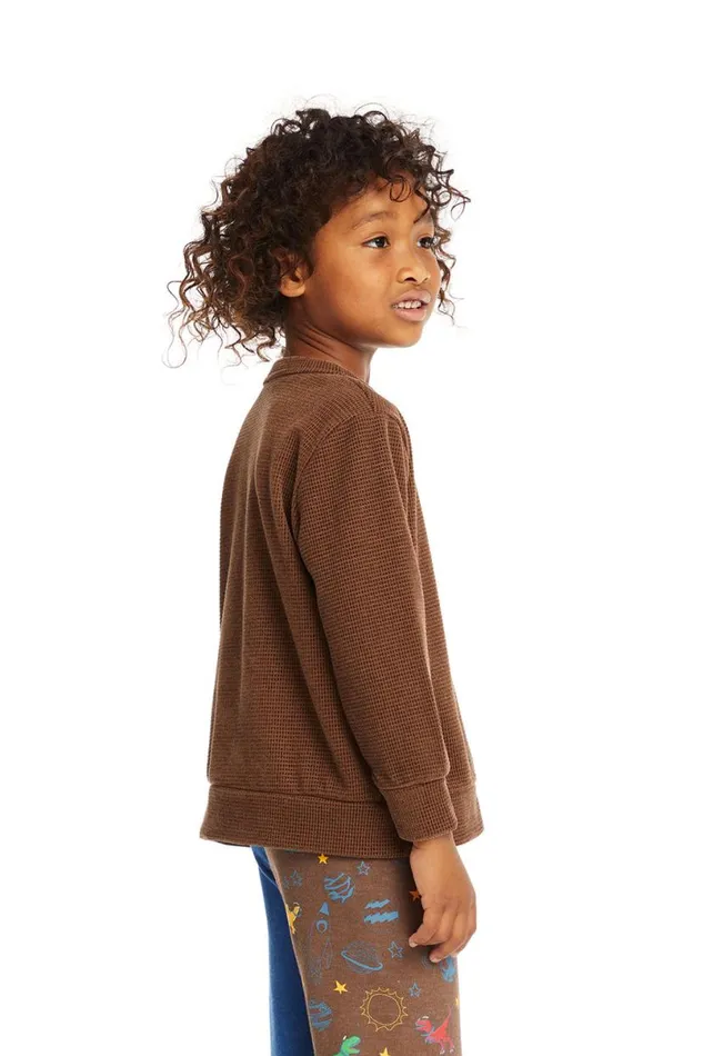 Kids Boys Chaser Brand Long Sleeve Crew Neck Pullover