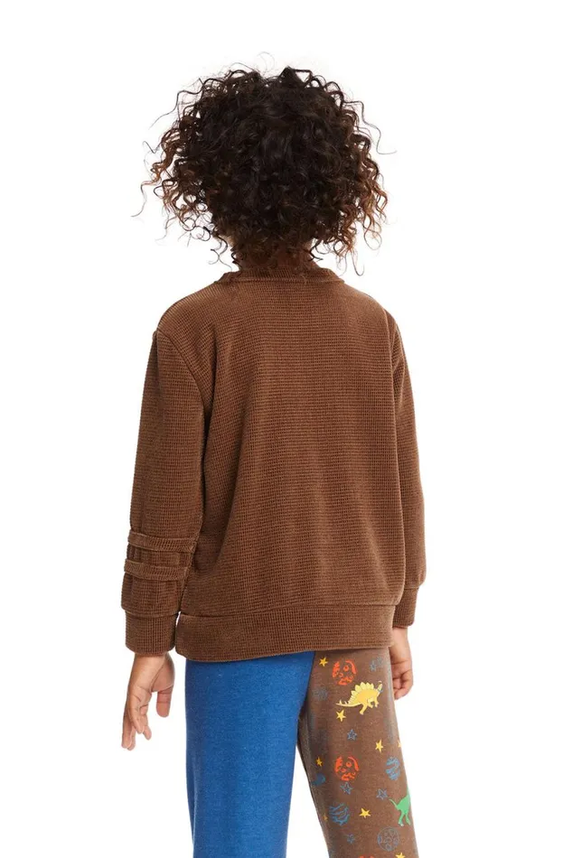 Kids Boys Chaser Brand Long Sleeve Crew Neck Pullover