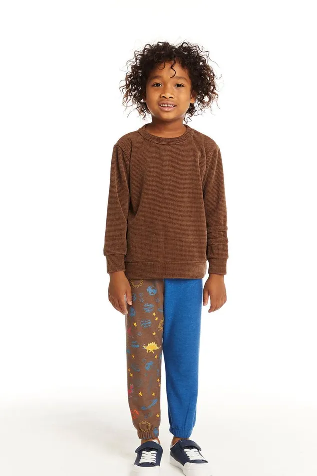 Kids Boys Chaser Brand Long Sleeve Crew Neck Pullover