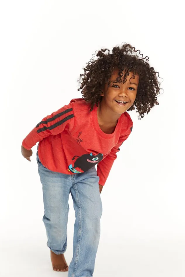 Kids Boys Chaser Brand Monster Skater Long Sleeve