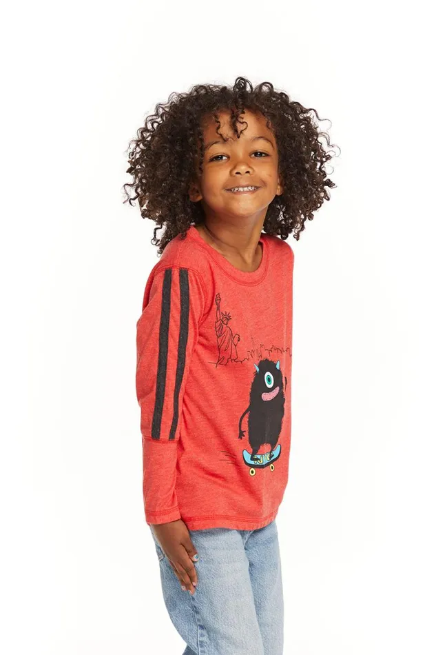 Kids Boys Chaser Brand Monster Skater Long Sleeve