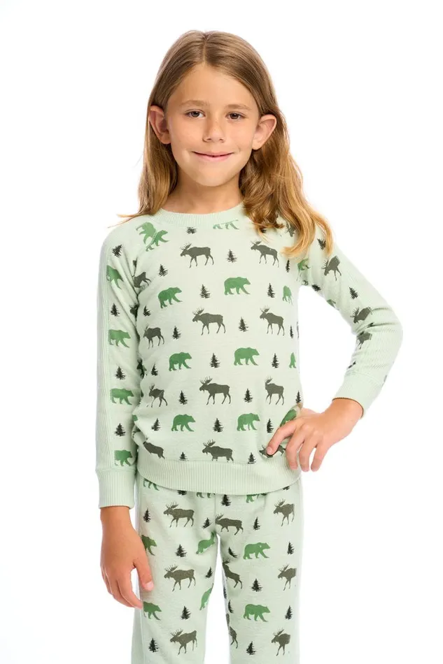 Kids Boys Chaser Brand Moose Pullover