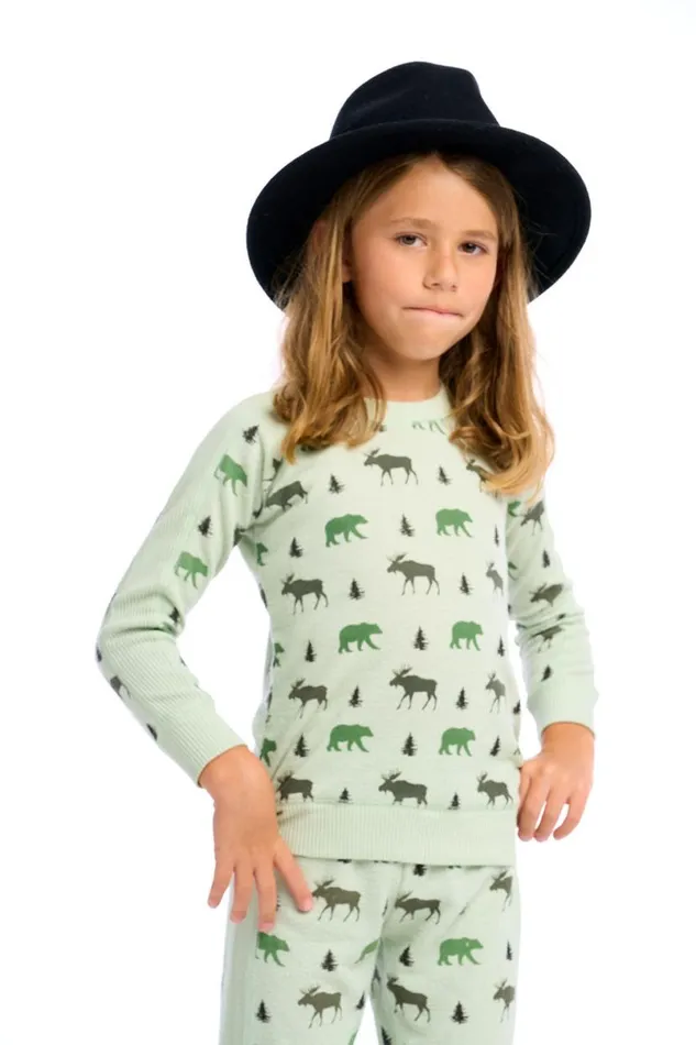 Kids Boys Chaser Brand Moose Pullover