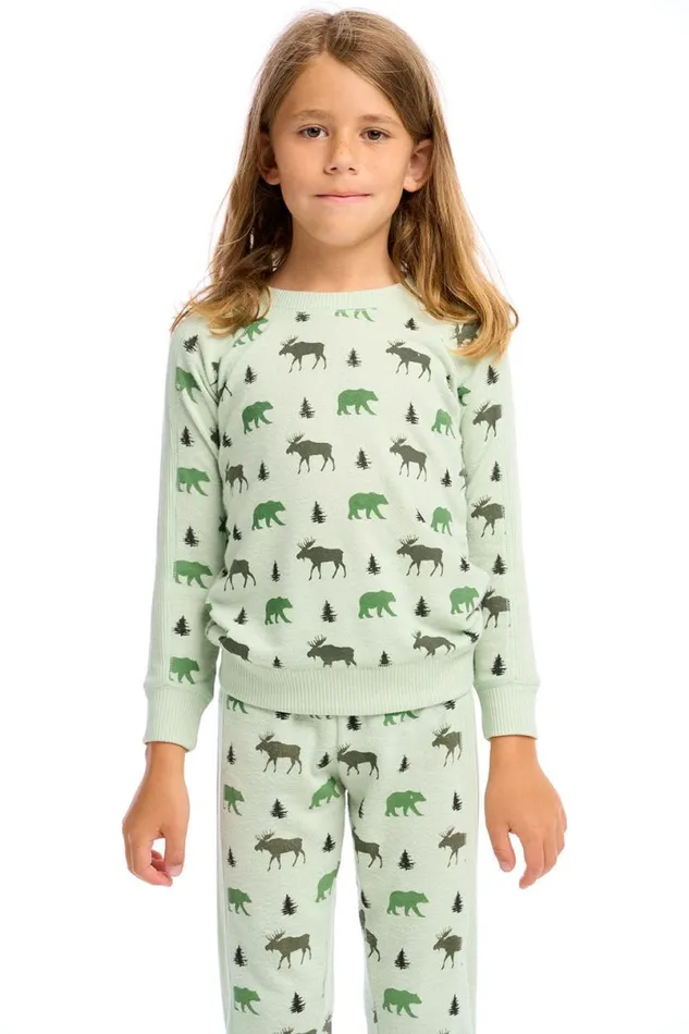 Kids Boys Chaser Brand Moose Pullover