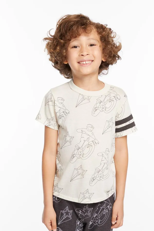 Kids Boys Chaser Brand Moto Star Boys Tee