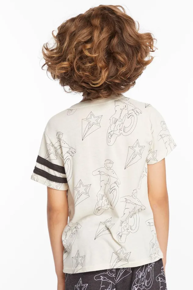 Kids Boys Chaser Brand Moto Star Boys Tee