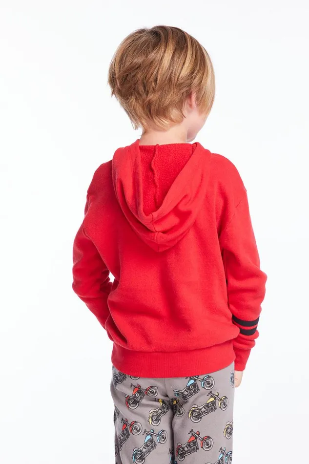 Kids Boys Chaser Brand Motorcycle Boys Pullover Hoodie