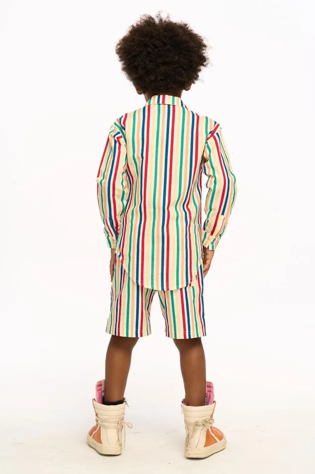 Kids Boys Chaser Brand Multi Color Stripe