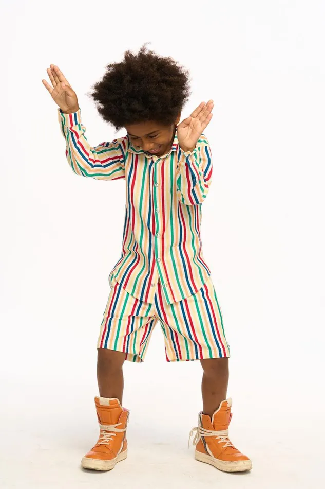 Kids Boys Chaser Brand Multi Color Stripe