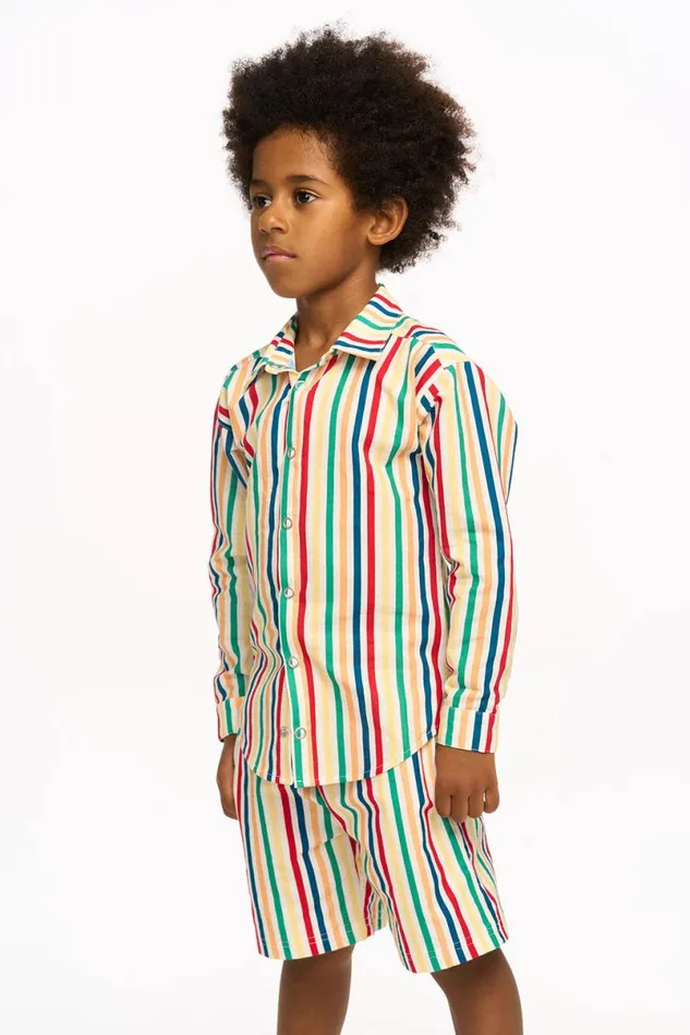 Kids Boys Chaser Brand Multi Color Stripe
