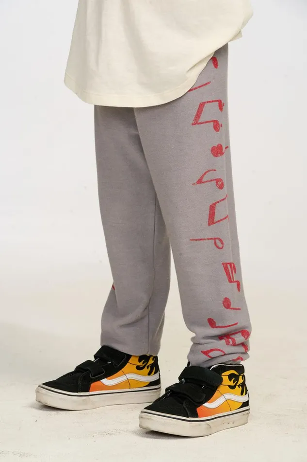 Kids Boys Chaser Brand Music Notes Joggers