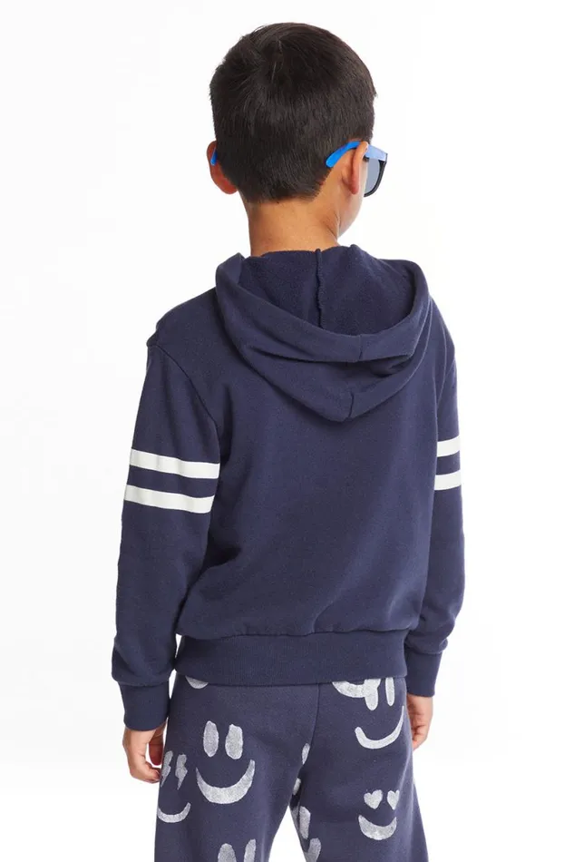 Kids Boys Chaser Brand New York Skyline Boys Pullover Hoodie