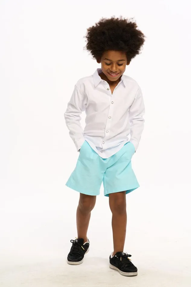 Kids Boys Chaser Brand Nichola Long Sleeve Button Down 8211 White