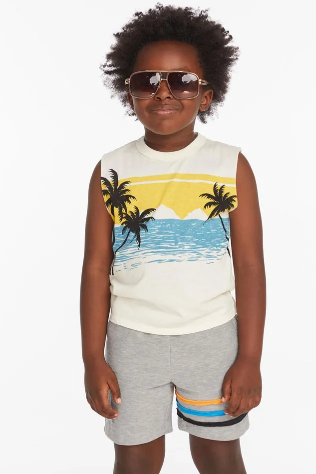 Kids Boys Chaser Brand Ocean View Boys Muscle Tank