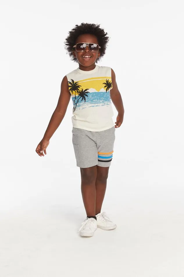 Kids Boys Chaser Brand Ocean View Boys Muscle Tank