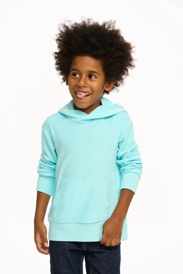 Kids Boys Chaser Brand Oliver Hoodie 8211 Clear Blue