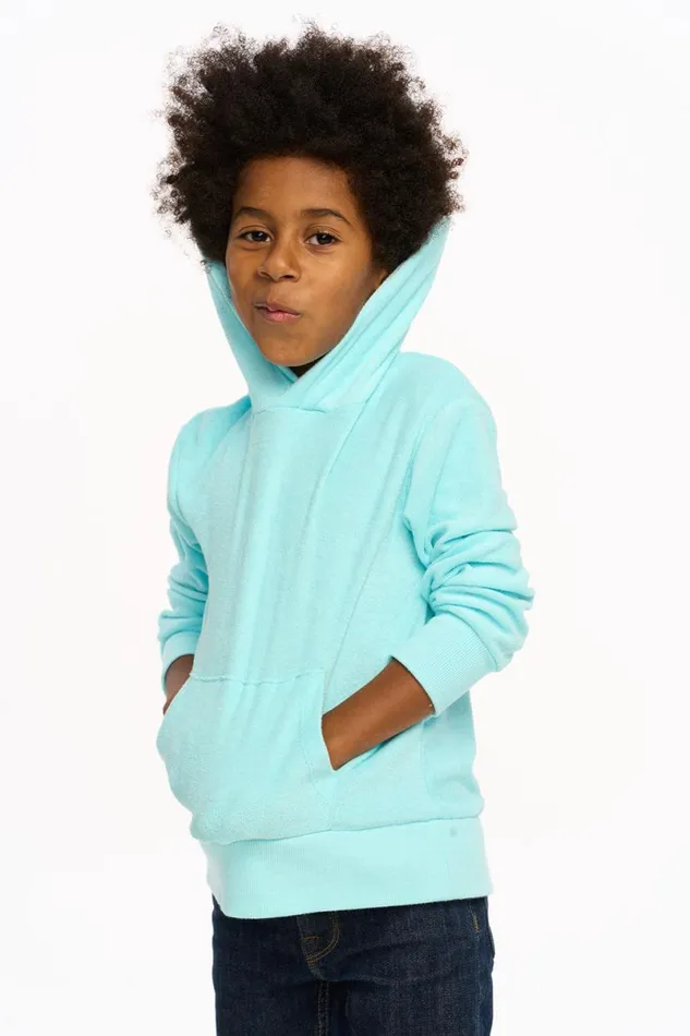 Kids Boys Chaser Brand Oliver Hoodie 8211 Clear Blue