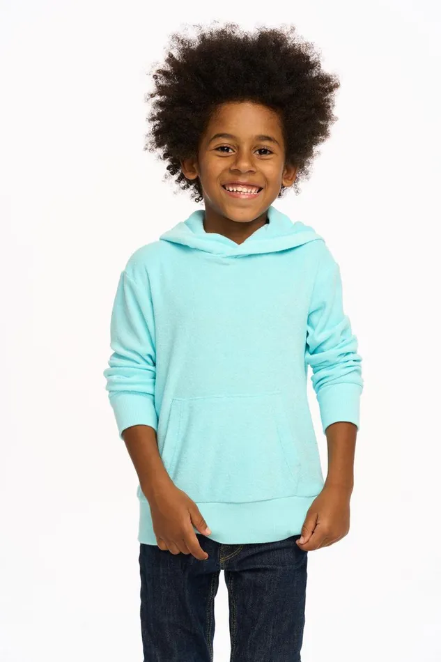 Kids Boys Chaser Brand Oliver Hoodie 8211 Clear Blue