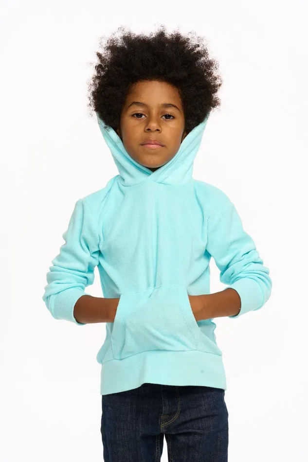 Kids Boys Chaser Brand Oliver Hoodie 8211 Clear Blue