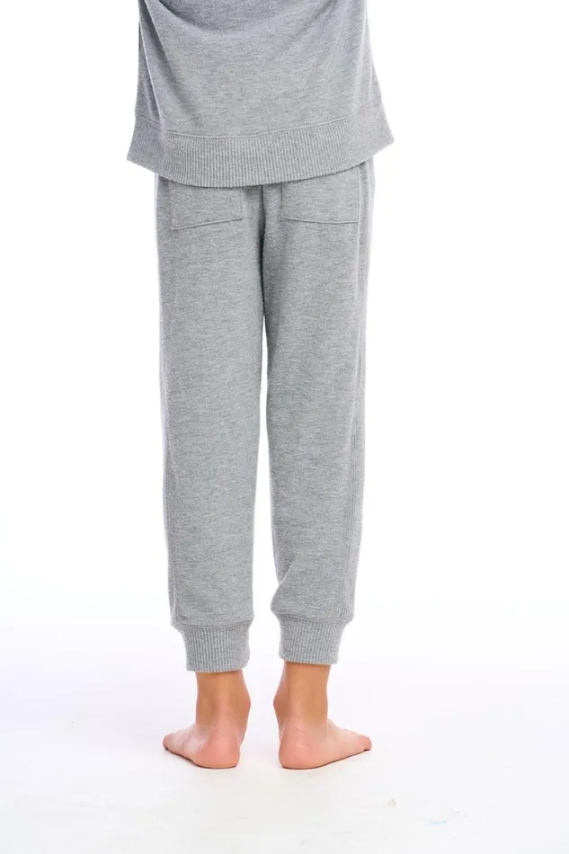 Kids Boys Chaser Brand Recycled Bliss Knit Side Panel Jogger