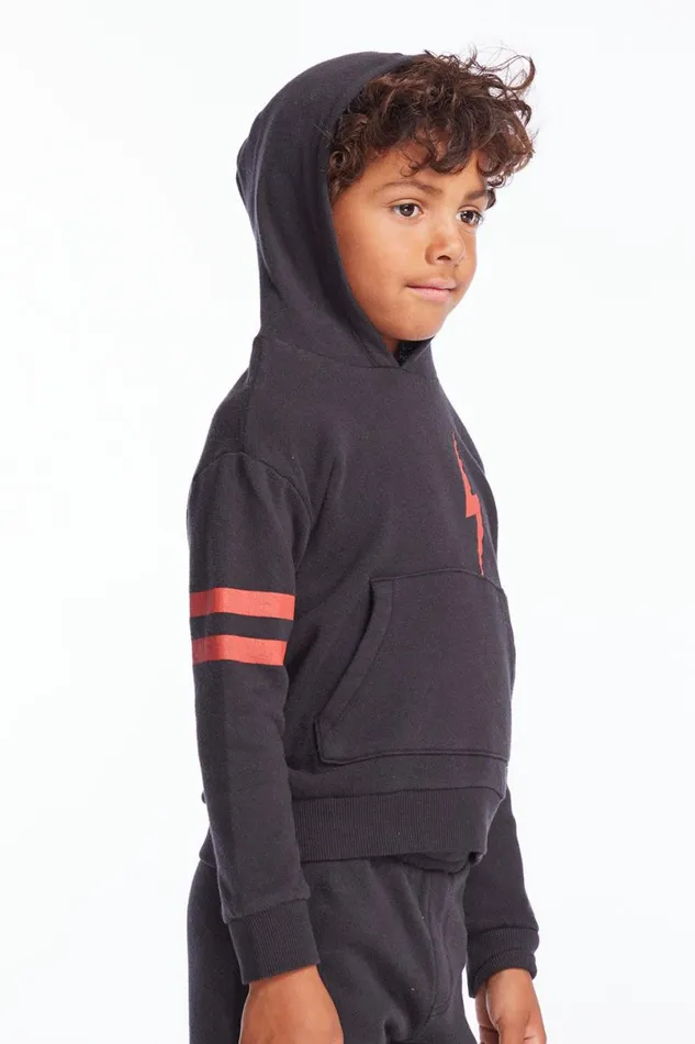 Kids Boys Chaser Brand Red Bolt Boys Pullover Hoodie