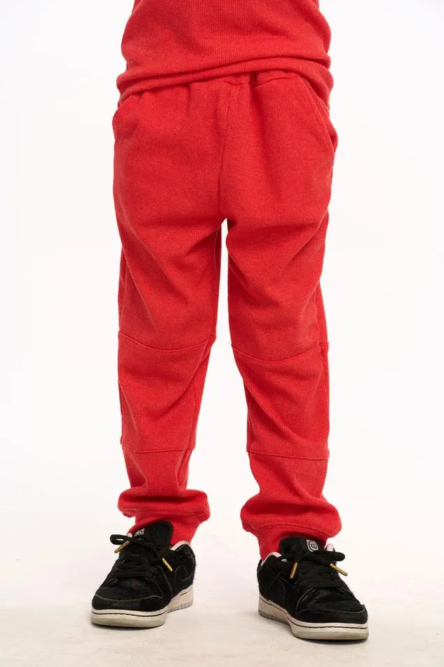 Kids Boys Chaser Brand Remi Joggers 8211 Flame Scarlet