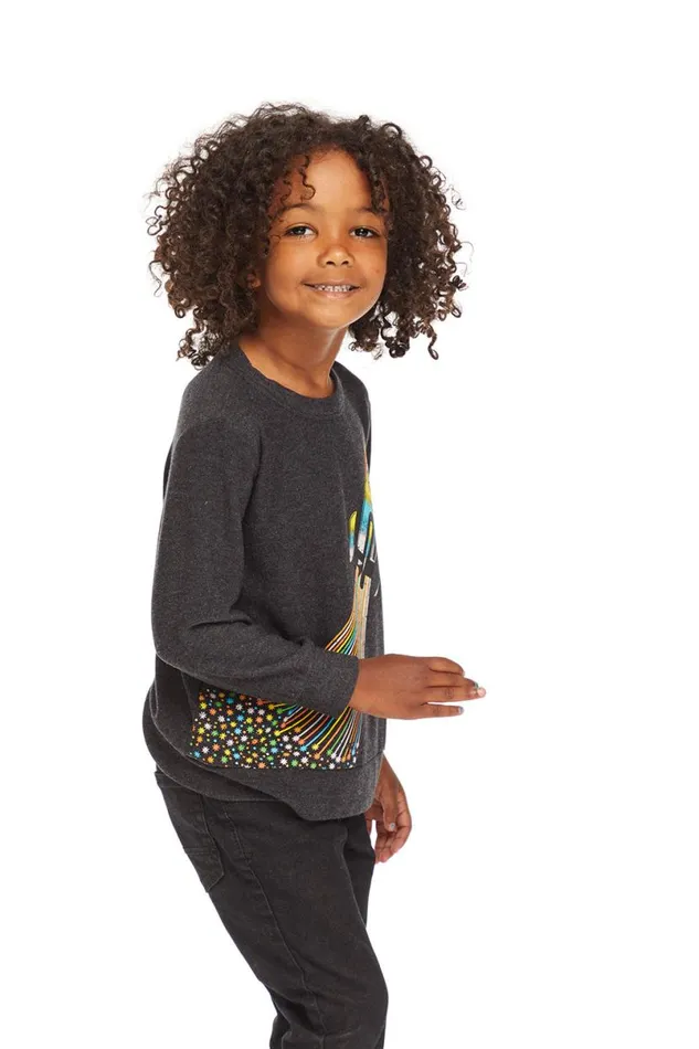 Kids Boys Chaser Brand Rocket Ship Long Sleeve