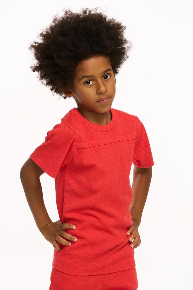 Kids Boys Chaser Brand Rowan Tee 8211 Flame Scarlet