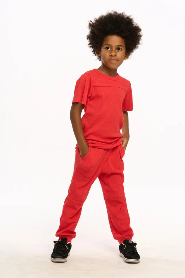 Kids Boys Chaser Brand Rowan Tee 8211 Flame Scarlet