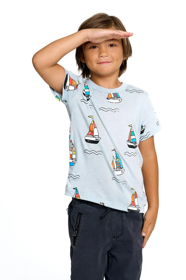 Kids Boys Chaser Brand Sailboats