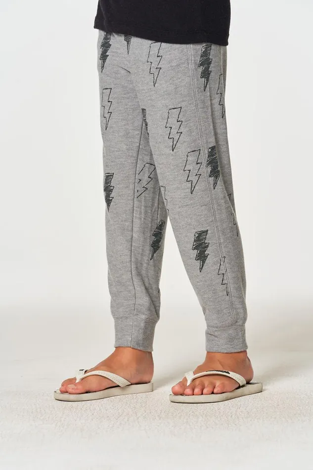 Kids Boys Chaser Brand Scribble Bolt Pants