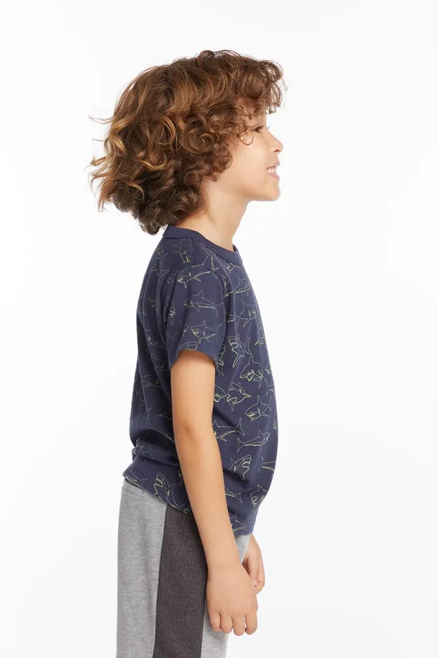 Kids Boys Chaser Brand Sharks Boys Tee