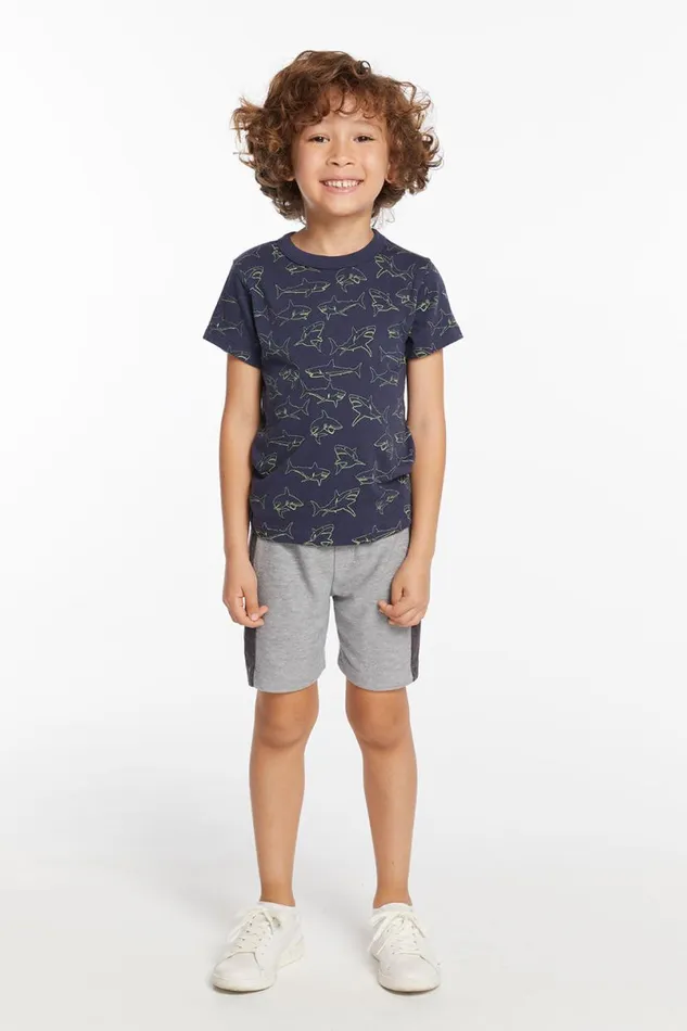 Kids Boys Chaser Brand Sharks Boys Tee