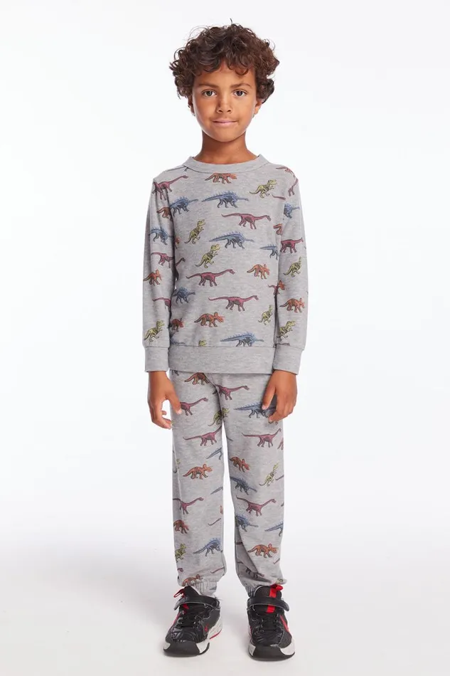 Kids Boys Chaser Brand Skeleton Dinos Boys Joggers