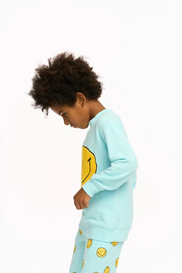 Kids Boys Chaser Brand Smiley Toby Pullover