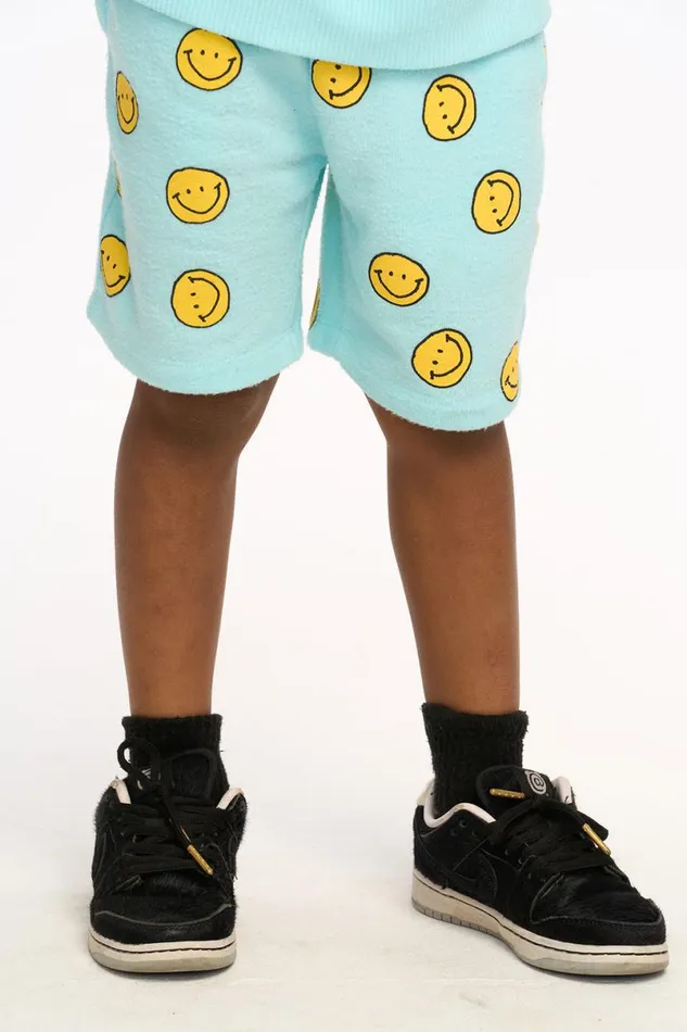 Kids Boys Chaser Brand Smiley Toni Shorts