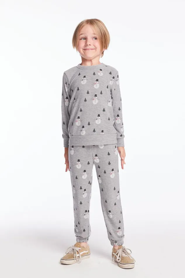 Kids Boys Chaser Brand Snow Daze Boys Joggers