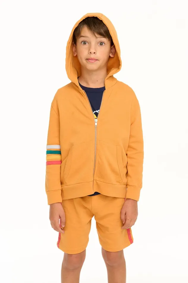 Kids Boys Chaser Brand Socal Stripe ZipUp Hoodie