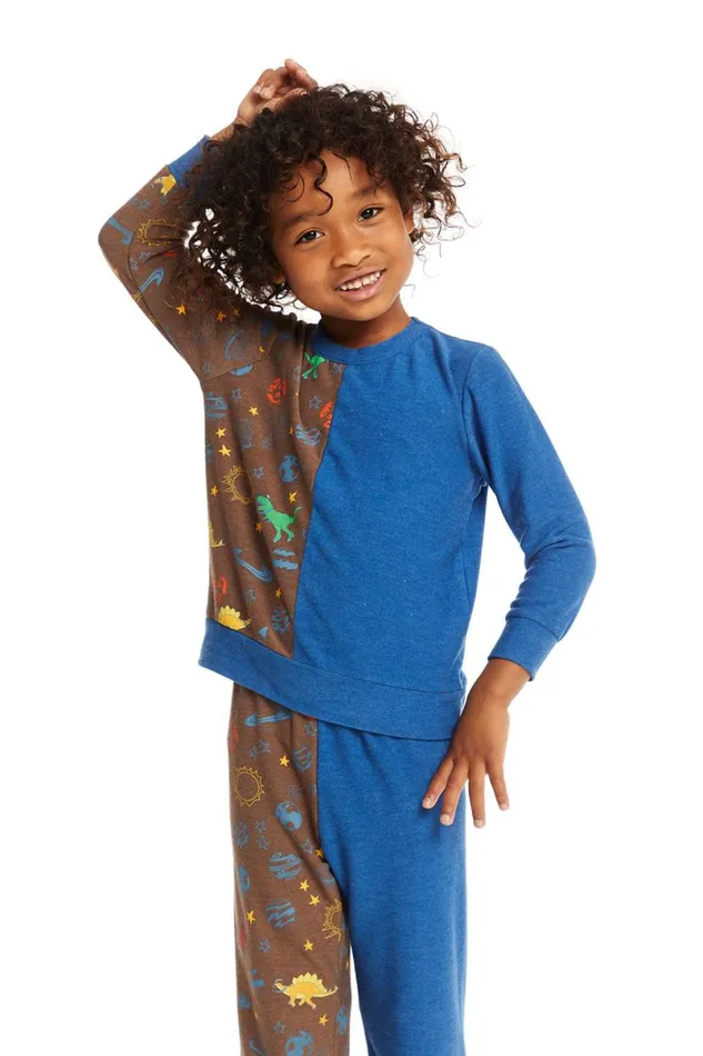Kids Boys Chaser Brand Space Dinosaurs Long Sleeve