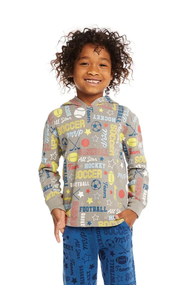 Kids Boys Chaser Brand Sports Pullover Hoodie