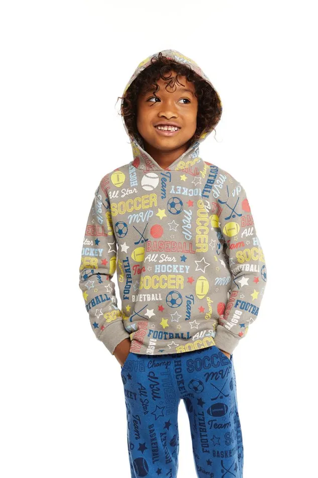 Kids Boys Chaser Brand Sports Pullover Hoodie