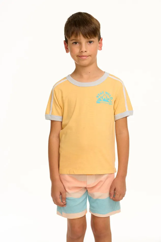 Kids Boys Chaser Brand Stay Wild Tee