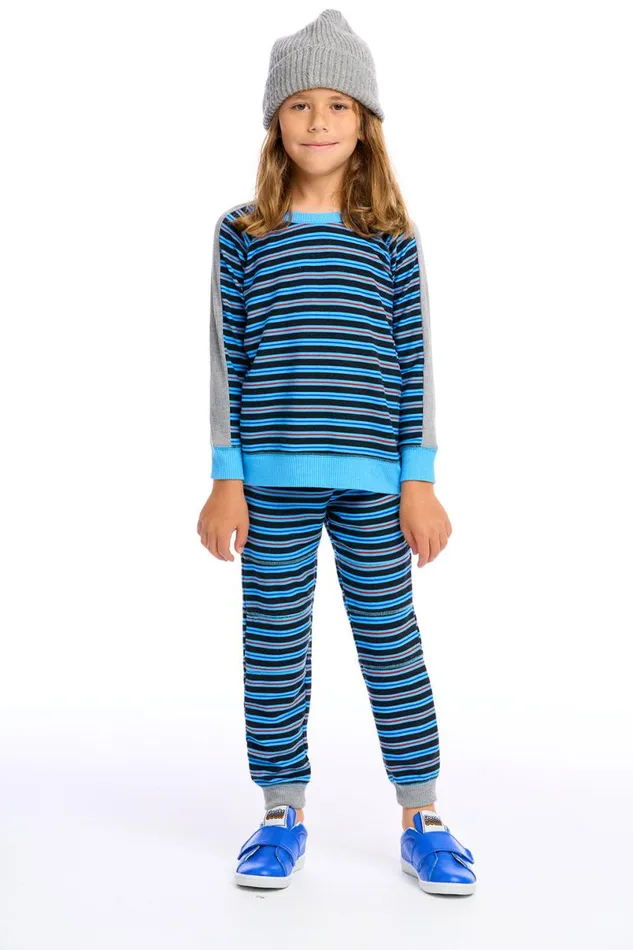 Kids Boys Chaser Brand Stripe Jogger