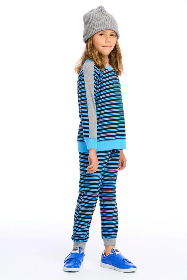 Kids Boys Chaser Brand Stripe Jogger