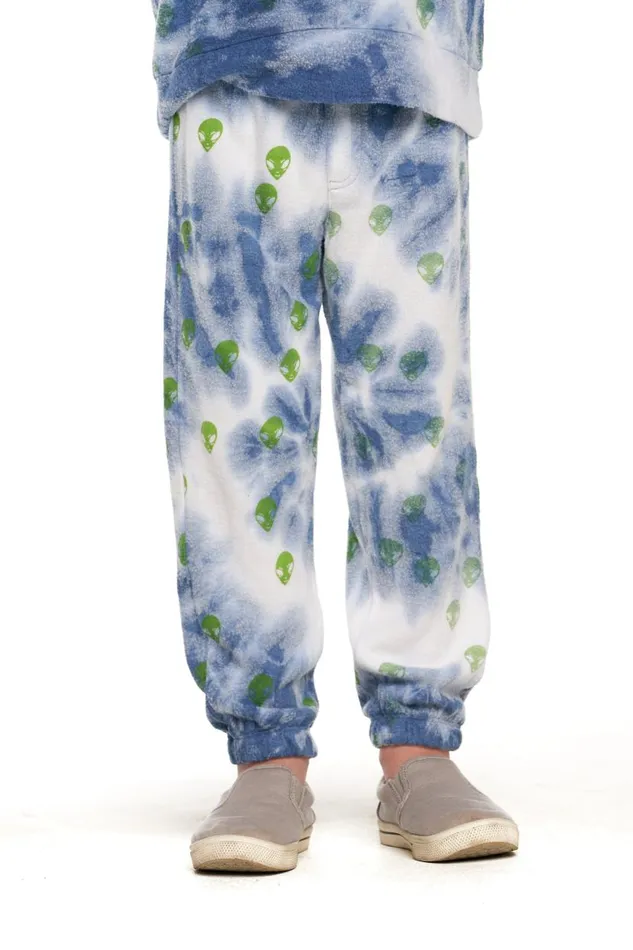 Kids Boys Chaser Brand Tie Dye Alien Pants
