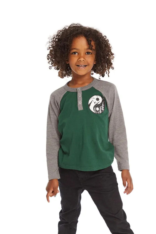 Kids Boys Chaser Brand Yin Yang Long Sleeve