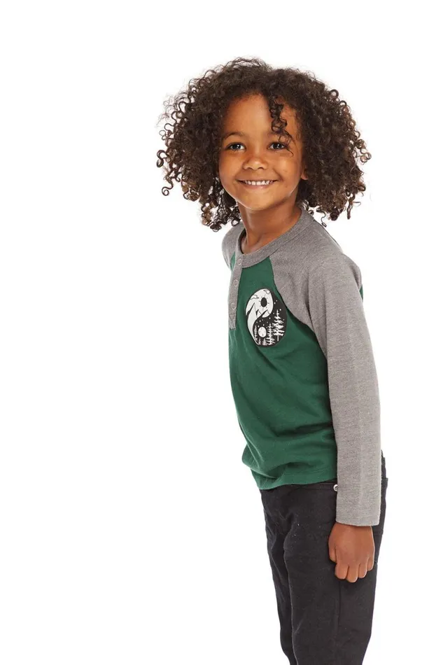 Kids Boys Chaser Brand Yin Yang Long Sleeve