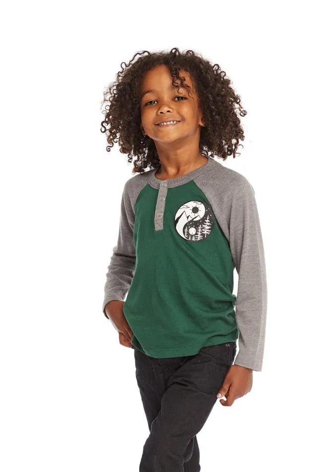 Kids Boys Chaser Brand Yin Yang Long Sleeve