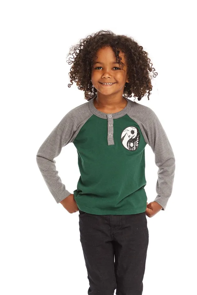 Kids Boys Chaser Brand Yin Yang Long Sleeve