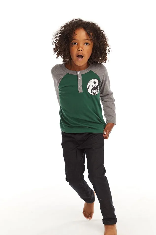 Kids Boys Chaser Brand Yin Yang Long Sleeve